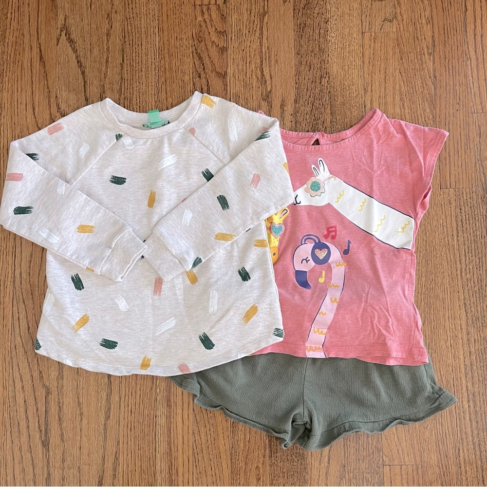 Dip and Carter’s Matching Sweatshirt and Shorts